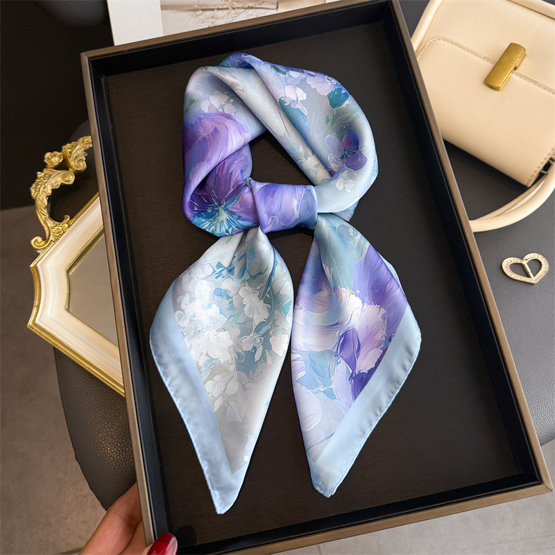 Ascot Neck Scarf - 2026 Nowy Jedwabny Kwadratowy Szalik w