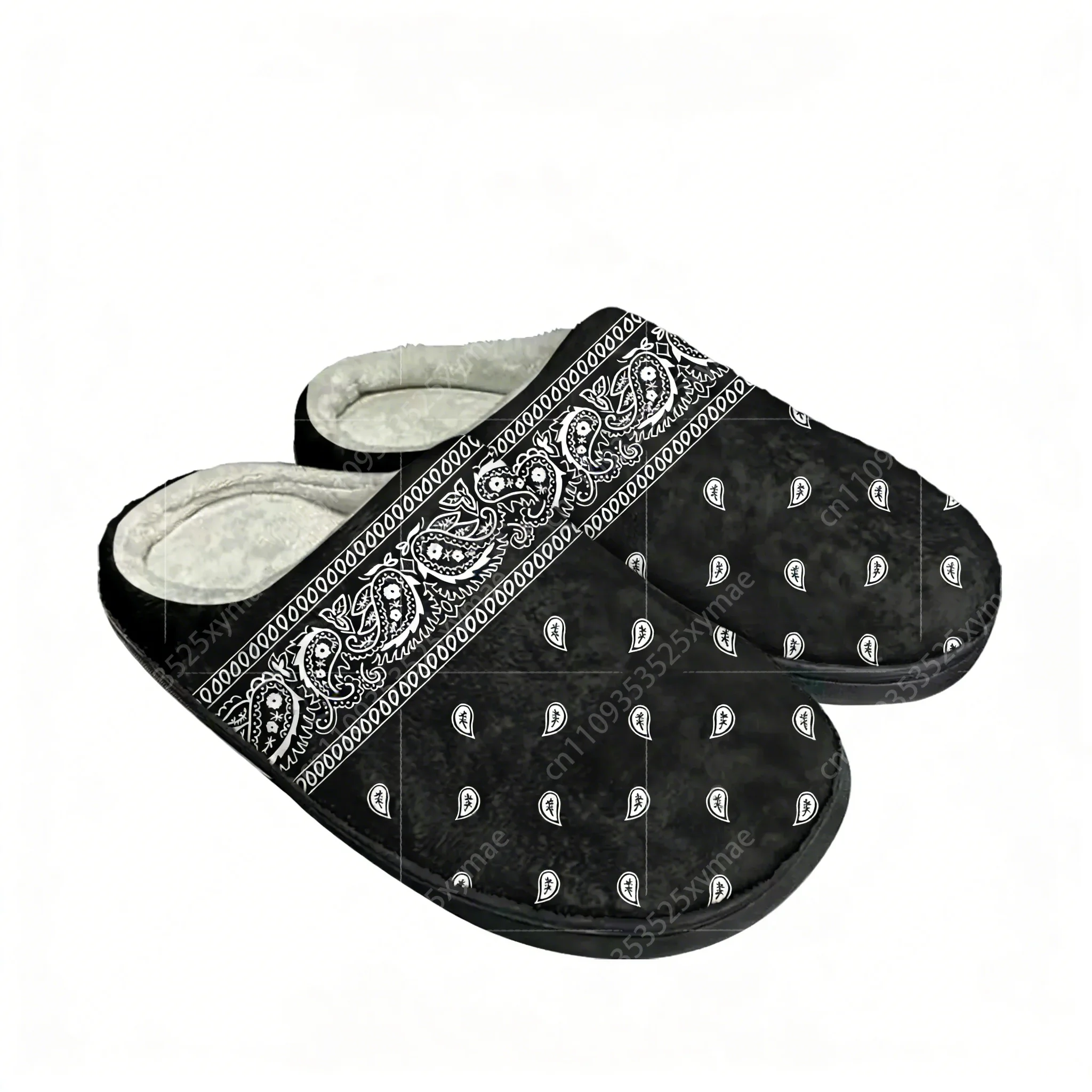Bandana Cotton - Kapcie bawełniane z wzorem paisley męskie
