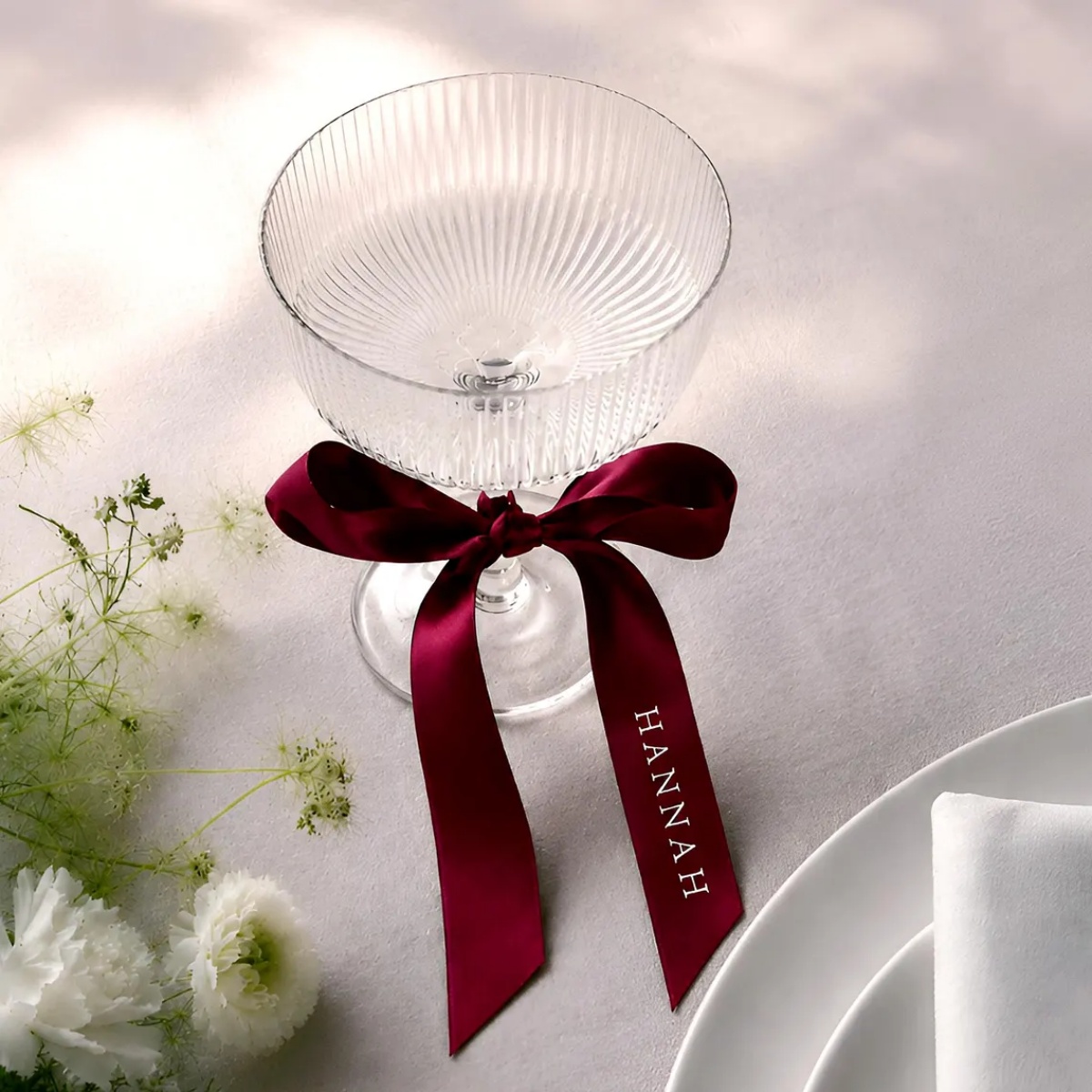 Bow Tie Pre Tied - Gotowa satynowa kokarda, personalizowana kokarda na