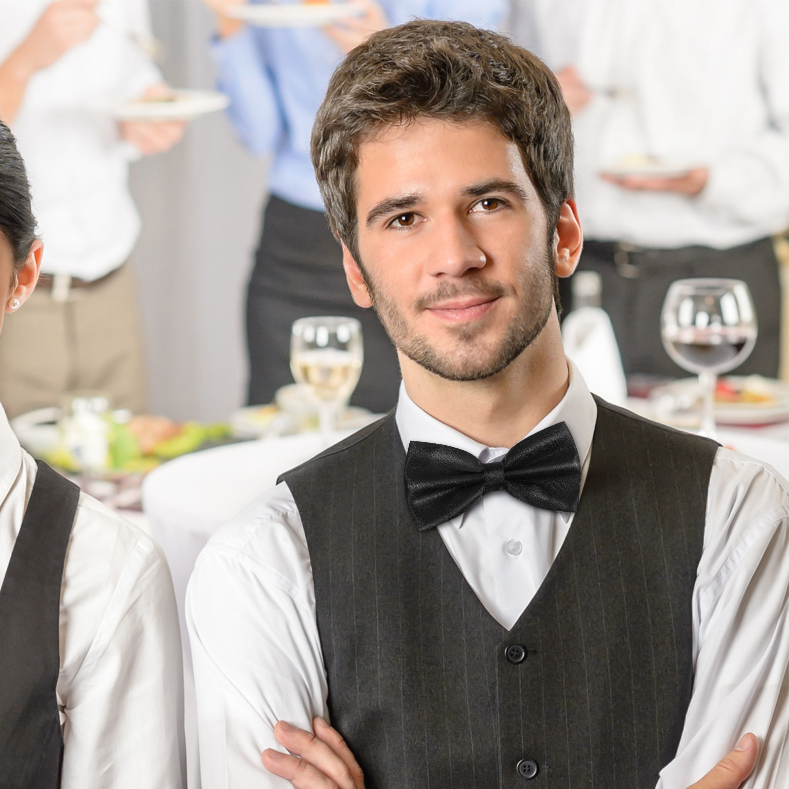 1 zestaw eleganckich, gotowych – Bow Tie Pre Tied recenzja i cena