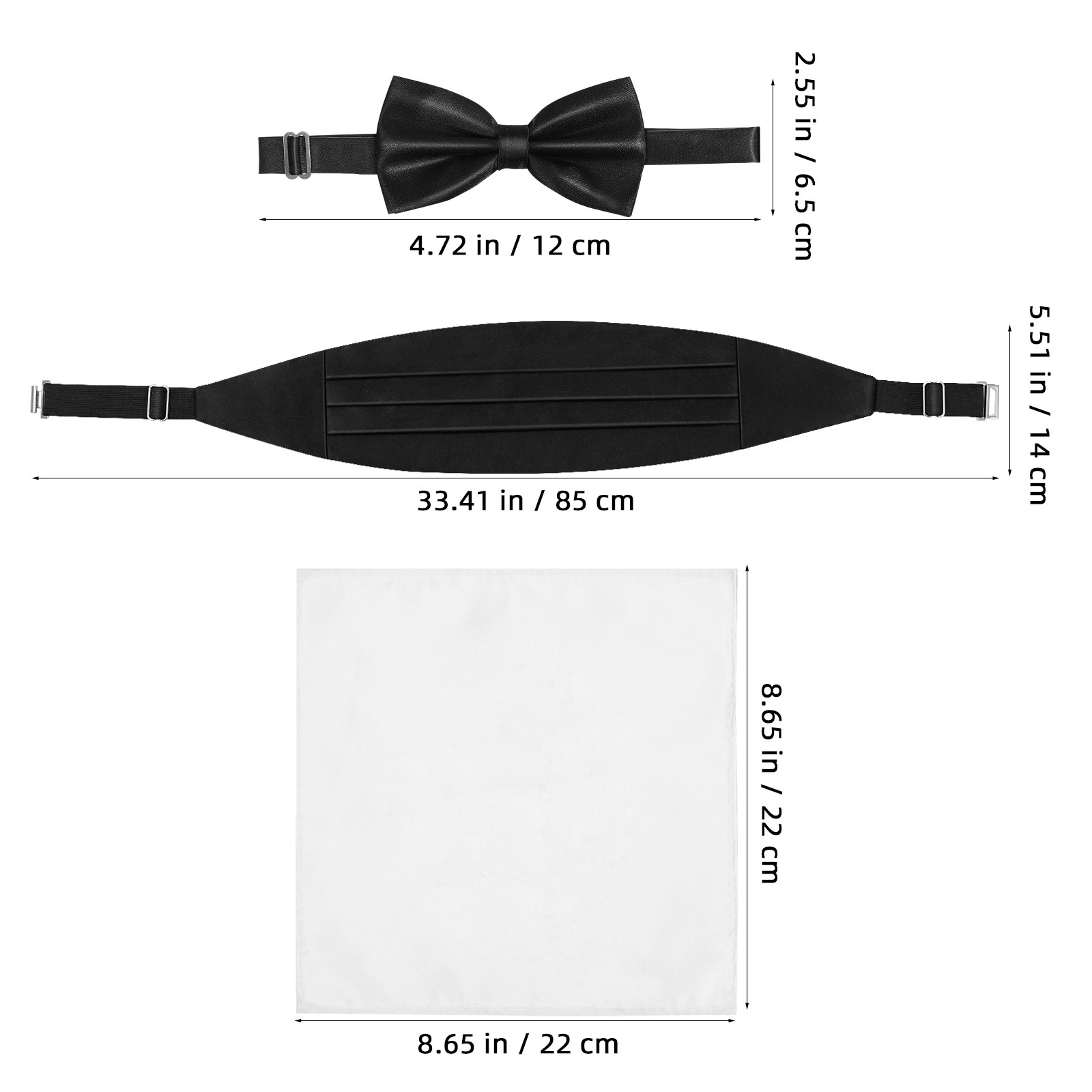 1 zestaw eleganckich, gotowych – Bow Tie Pre Tied recenzja i cena