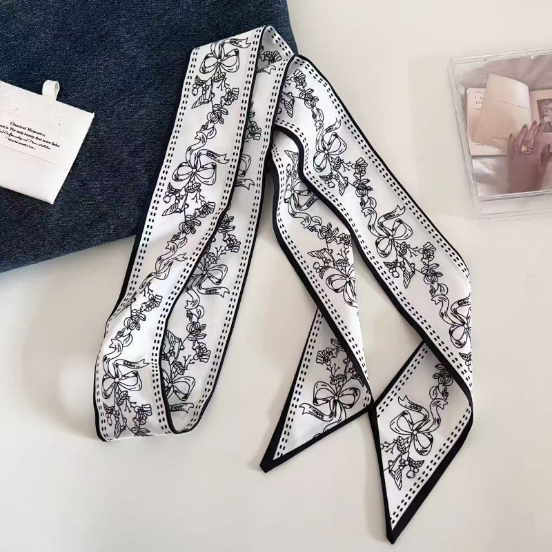 Czarno-biały dwustronny szal p – Ascot Neck Scarf recenzja i cena