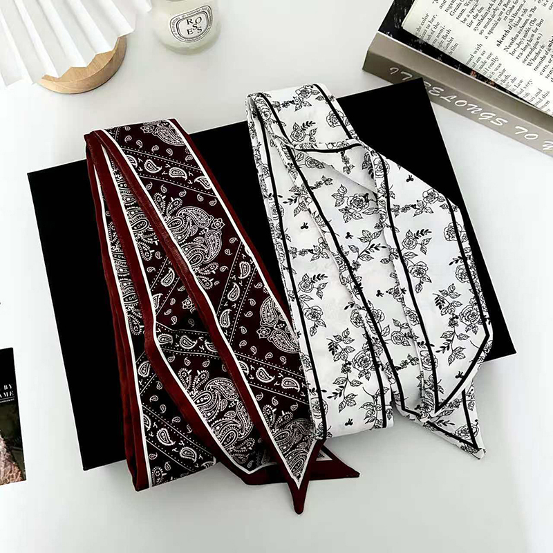 Luksusowa moda damska, cienka  – Silk Neck Scarf recenzja i cena
