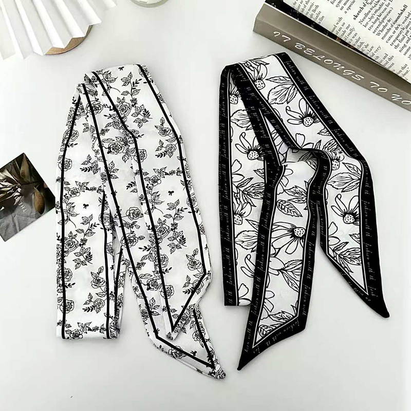 Luksusowa moda damska, cienka  – Silk Neck Scarf recenzja i cena
