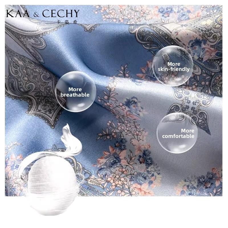 Barokowa kwiatowa apaszka kwad – Ascot Neck Scarf recenzja i cena