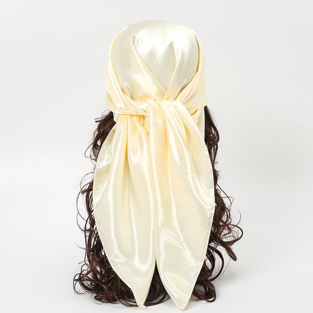 Chusta damska 90 cm w jednolit – Silk Neck Scarf recenzja i cena